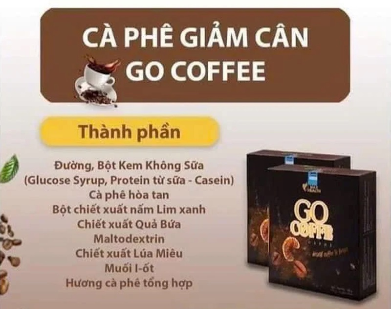 thành phần giảm cân go coffee